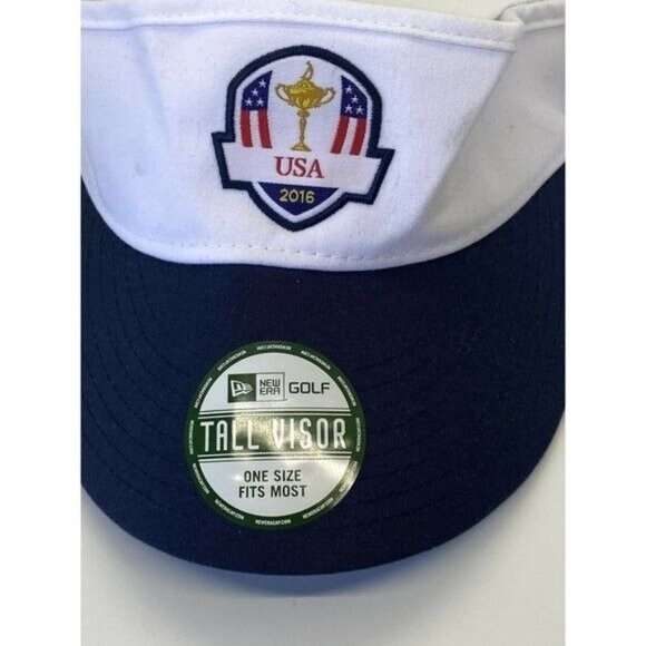2016 Ryder Cup Practice Golf Tall Visor Adjustable New w/ Tags Summer Beach - Picture 8 of 16